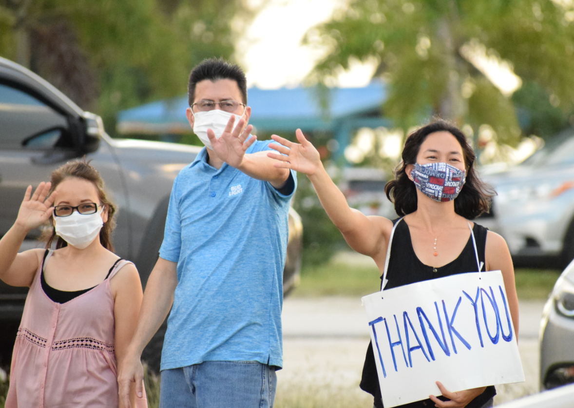 NMI Democratic Party says 'Thank You' | Garapan Fishing Base, Nov. 6, 2020